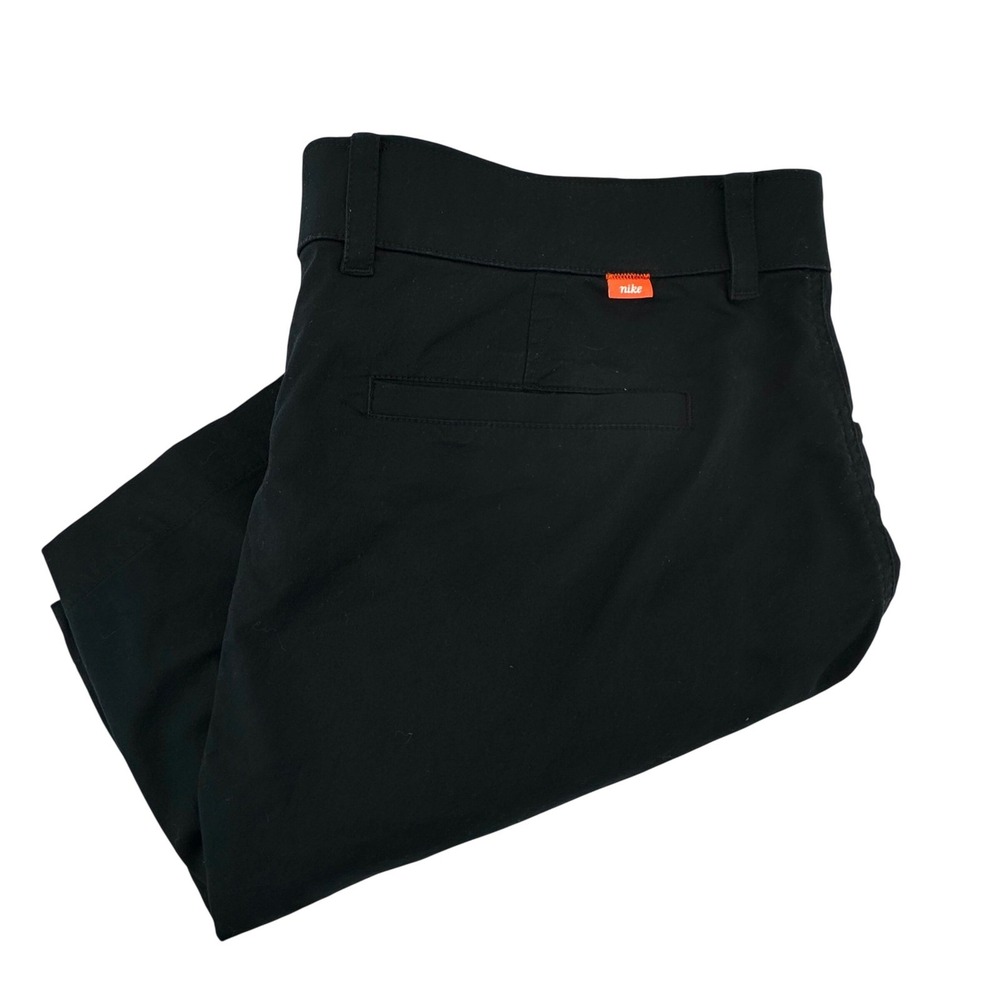Nike Dri-FIT Mens Golf Shorts Black Stretch Cotton Blend Size 38
